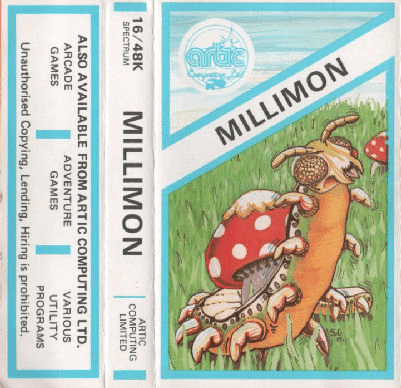 Millimon box art for ZX Spectrum